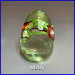 Spectacular 1983 ORIENT & FLUME ART Glass Paperweight Signed Nice