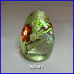 Spectacular 1983 ORIENT & FLUME ART Glass Paperweight Signed Nice