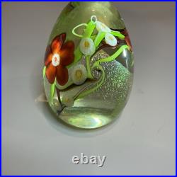 Spectacular 1983 ORIENT & FLUME ART Glass Paperweight Signed Nice