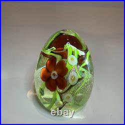 Spectacular 1983 ORIENT & FLUME ART Glass Paperweight Signed Nice