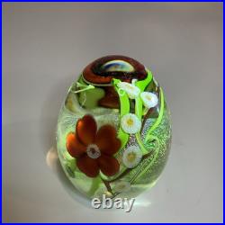 Spectacular 1983 ORIENT & FLUME ART Glass Paperweight Signed Nice