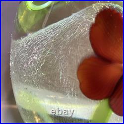 Spectacular 1983 ORIENT & FLUME ART Glass Paperweight Signed Nice