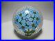 St-Louis-1987-Blue-Clematis-With-Latticinio-Ground-Art-Glass-Paperweight-01-swql