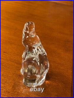 Steuben Crystal Art Glass ELEPHANT Figurine/ Hand Cooler