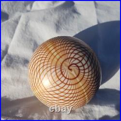 Steven Smyers signed Art Glass Paperweight Northern Star Original Design Perfect