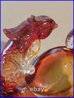 TITTOT Crystal Art Glass Dragon Piece, Marked Artist Signed elegant & detailed