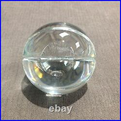 Tiffany & Co. Lead Crystal Basketball Paperweight or Display Piece NWOT