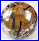 Tim-Lazer-Art-Glass-Amber-Colored-Paperweight-Dichroic-Silver-Leaves-on-Branches-01-ar