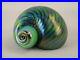 Unique-Reid-Signed-Art-Glass-Iridescent-Snail-Shell-Escargot-Paperweight-01-sfcv