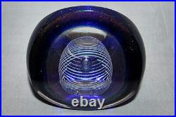 VINTAGE 1988 CORREIA LIMITED EDITION ART GLASS PAPERWEIGHT WELOZ 91 of 250