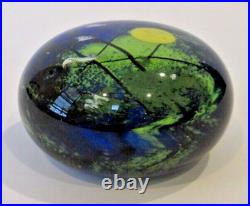 VINTAGE 2004 Hans Joachim Ittig Studio Handmade Art Glass Paperweight SIGNED