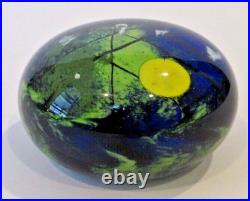 VINTAGE 2004 Hans Joachim Ittig Studio Handmade Art Glass Paperweight SIGNED