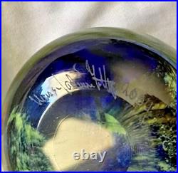 VINTAGE 2004 Hans Joachim Ittig Studio Handmade Art Glass Paperweight SIGNED