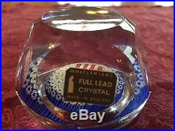 Vintage Whitefriars Paperweight Limited Edition Bicentennial Flag 1776-1976