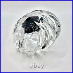 VTG 1991 Brian Maytum Studio Art Glass Iridescent Faceted Dichroic Paperweight