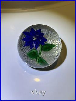 Victorian Era 1850-1899 New England Glass Co Poinsettia Paperweight