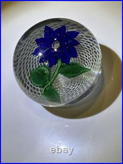 Victorian Era 1850-1899 New England Glass Co Poinsettia Paperweight