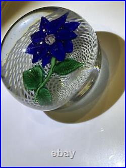 Victorian Era 1850-1899 New England Glass Co Poinsettia Paperweight