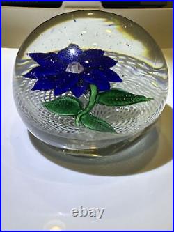 Victorian Era 1850-1899 New England Glass Co Poinsettia Paperweight