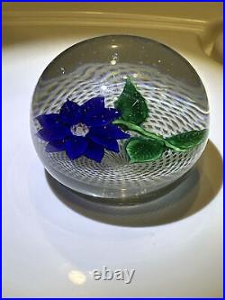 Victorian Era 1850-1899 New England Glass Co Poinsettia Paperweight