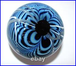 Vintage 1977 Orient and Flume Art Glass Paperweight 1308