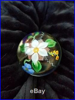 Vintage 1982 G. Held Signed & #'ed Orient and Flume Art Glass Paperweight