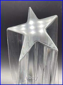 Vintage 7.25 Steuben Crystal Shooting Star Art Glass Paperweight EXCELLENT