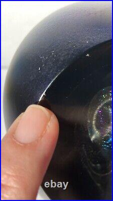 Vintage Art Glass Paperweight R. W. Stephen Cosmic Universe