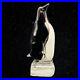 Vintage-Art-Glass-Penguin-On-Ice-Block-Paperweight-Figure-9-5T-3W-01-qa
