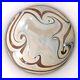 Vintage-Cream-And-Brown-Swirl-Art-Glass-Paperweight-Decor-Signed-Talitha-1978-01-oh