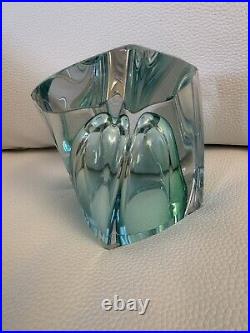 Vintage Kosta Boda By Goran Warff 98806 art glass paperweight sculpture