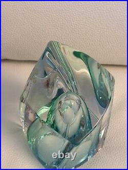 Vintage Kosta Boda By Goran Warff 98806 art glass paperweight sculpture