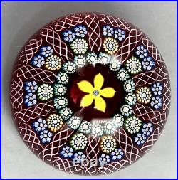 Vintage Limited Edition Perthshire Millefiori Glass Paperweight PP194 1998