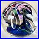 Vintage-MCM-Signed-Karg-Art-Glass-Paperweight-Free-Form-Swirled-Colors-withBubbles-01-xy