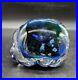 Vintage-Parker-Stafford-Inscape-Geode-Art-Glass-Blue-Paperweight-Signed-2001-01-jltz