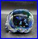 Vintage-Parker-Stafford-Inscape-Geode-Art-Glass-Blue-Paperweight-Signed-2001-4-5-01-foe