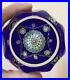 Vintage-Perthshire-Flower-Millefiori-Glass-Blue-Faceted-Paperweight-Signed-P1976-01-bg