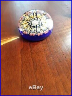 Vintage Perthshire Millefiori Paperweight Canes & Twists P Center Cane Exc