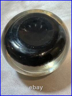 Vintage Perthshire Spoke & Concentric Ring Millefiore Glass Paperweight Marked P