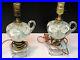 Vintage-St-Clair-Art-Glass-White-Flowers-Paperweight-Table-Lamps-Lot-Of-Two-01-fkob