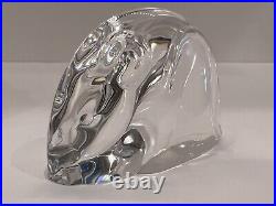 Vintage Steuben Glass Mouse Hand Cooler, paperweight