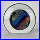 Vtg-Glass-Paperweight-KARG-Disc-Art-Sculpture-6in-01-qp