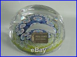 Whitefriars England Christmas Angels Paperweight LE 1975 Geoffrey Baxter #235 EC