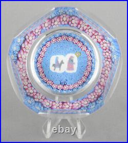 Whitefriars Glass LE Xmas 1978 Millefiori Paperweight'Journey To Bethlehem