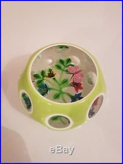 William Manson Limited Edition Paperweight'Lime Fantasy' 1 of 1