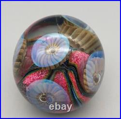 Wonderful Eickholt Signed 2008 WSSC Art Glass Anemone Paperweight